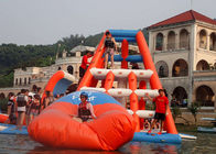 Commercial Inflatable Water Park For Amusement Resort Flame Resistance