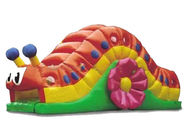 Inflatable Rolling Snail Tunnel Obstacle Challenges , Inflatable Amusement Park