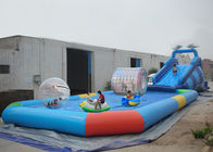 Customize Made Kids Inflatable Pool Water Park with Slide for Fun