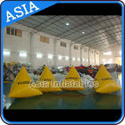 Inflatable Swim Buoys , Triangular Shape Marker Floating For Advertising