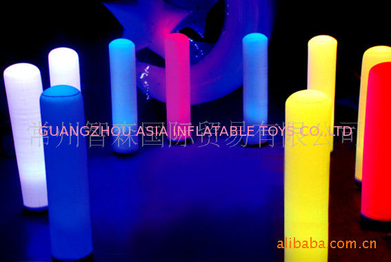 Led Inflatable Pillar Lights For Party / Wedding Decoration