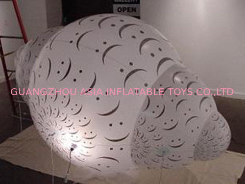 Special helicoid inflatable helium balloon with lighting