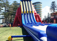 Outdoor Entermainment Inflatable Water Slide With Pool Fire Retardant